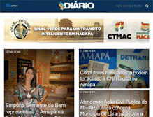 Tablet Screenshot of diariodoamapa.com.br